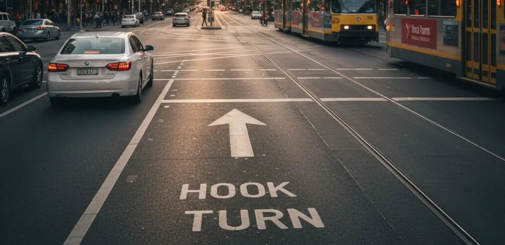 A Melbourne intersection, contemplated.